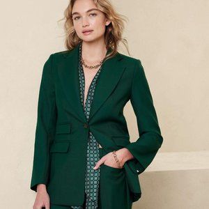 Lido Sculpted Wool Blazer